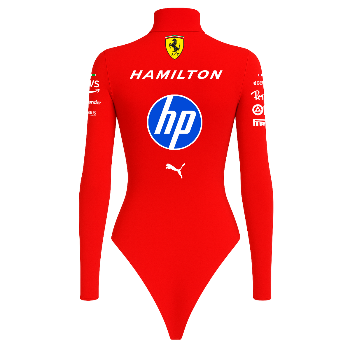 Body Lewis Hamilton Ferrari - Vermelho