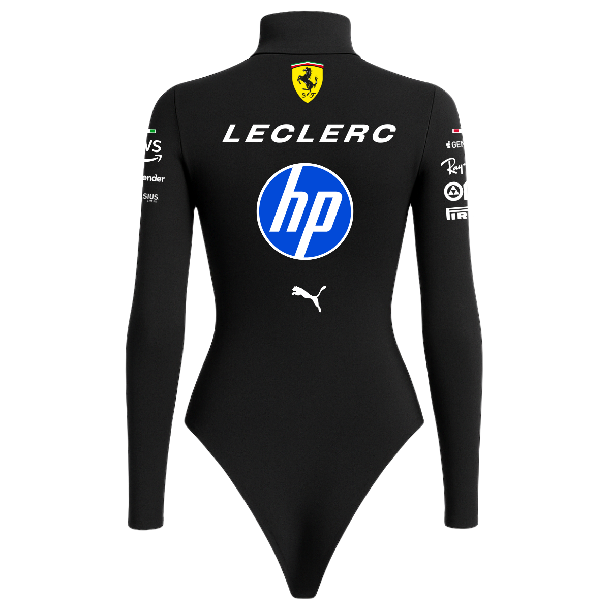 Body Charles Leclerc Ferrari - Preto