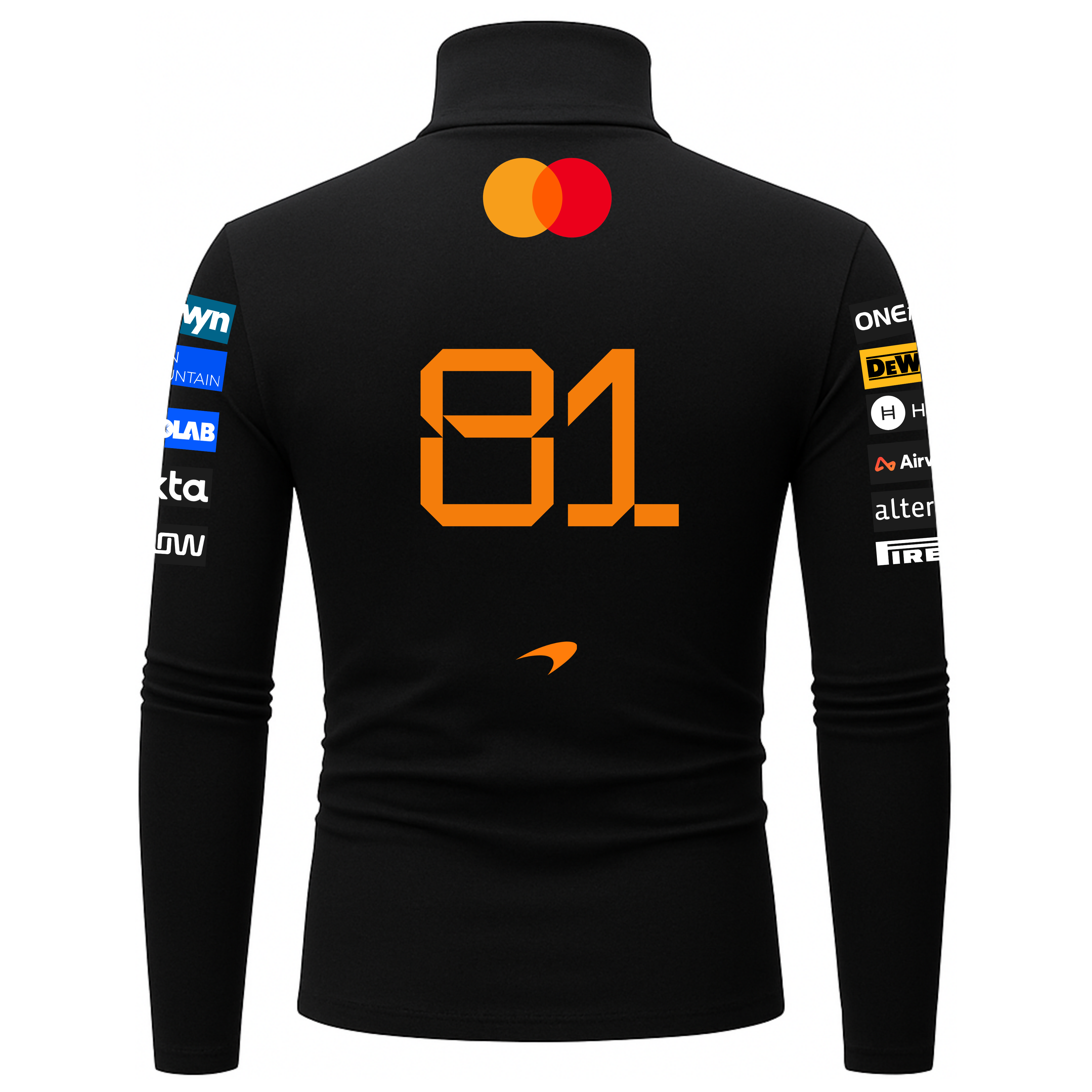Blusa De Compressão Oscar Piastri Mclaren - Preto