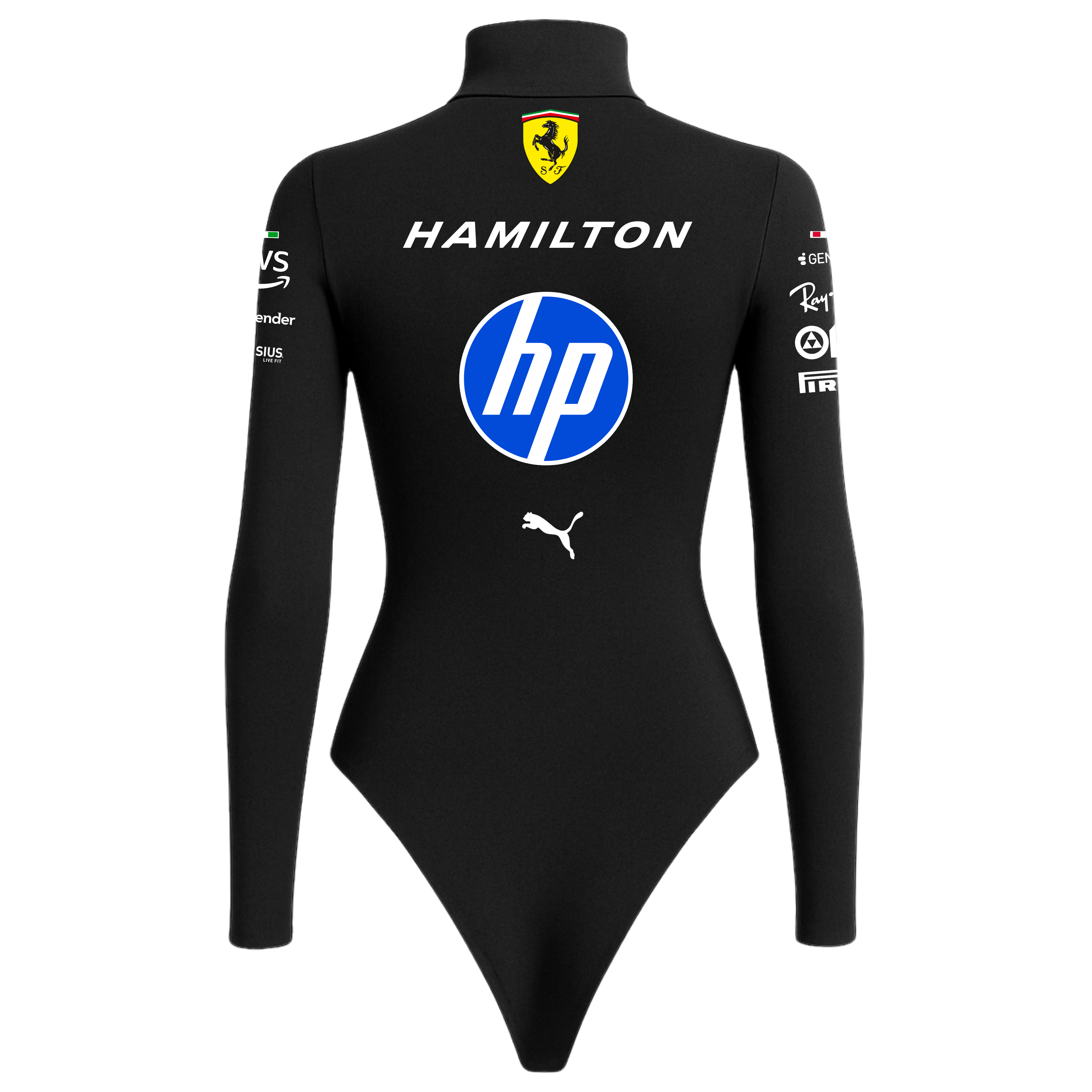 Body Lewis  Hamilton Ferrari - Preto