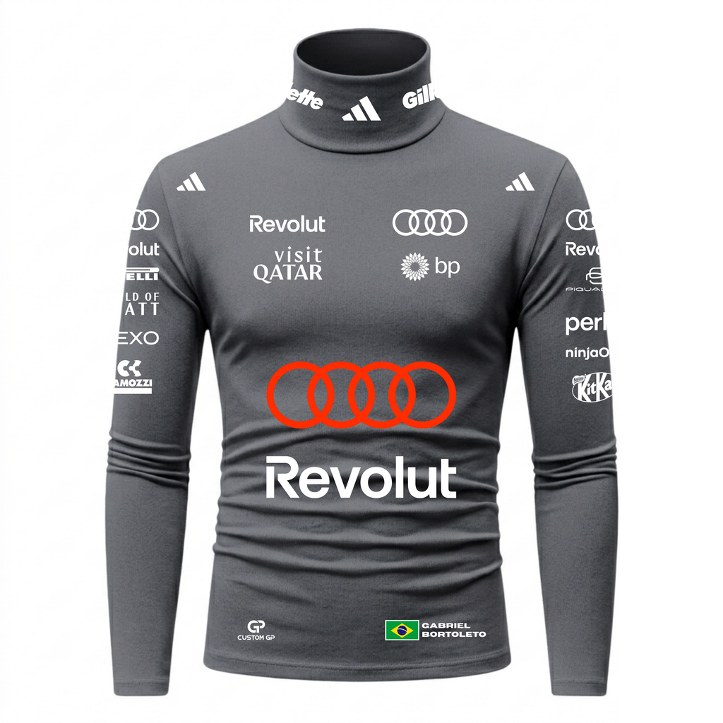 Blusa De Compressão Gabriel Bortoleto Audi - Cinza
