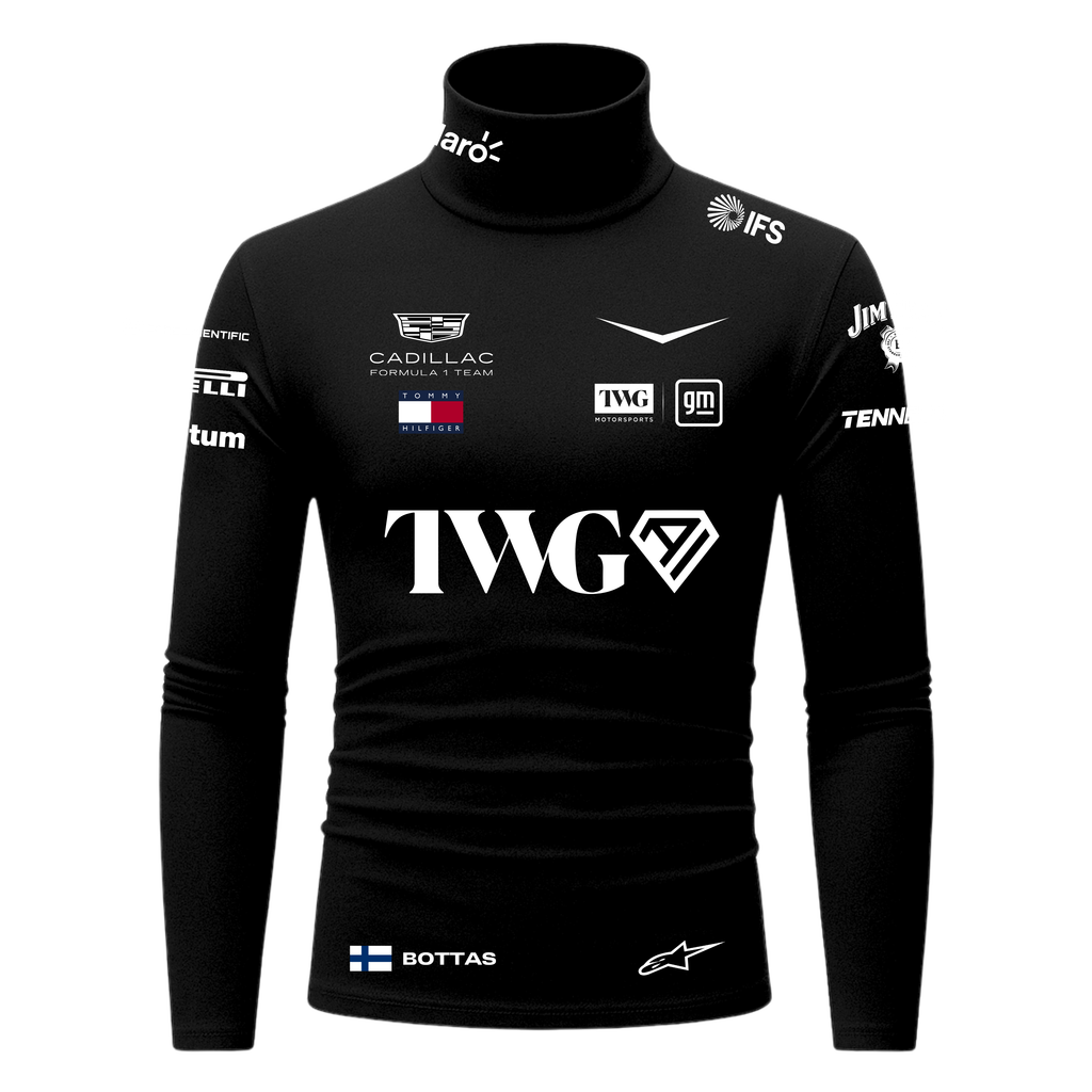 Blusa De Compressão Valtteri Bottas Cadillac - Preto