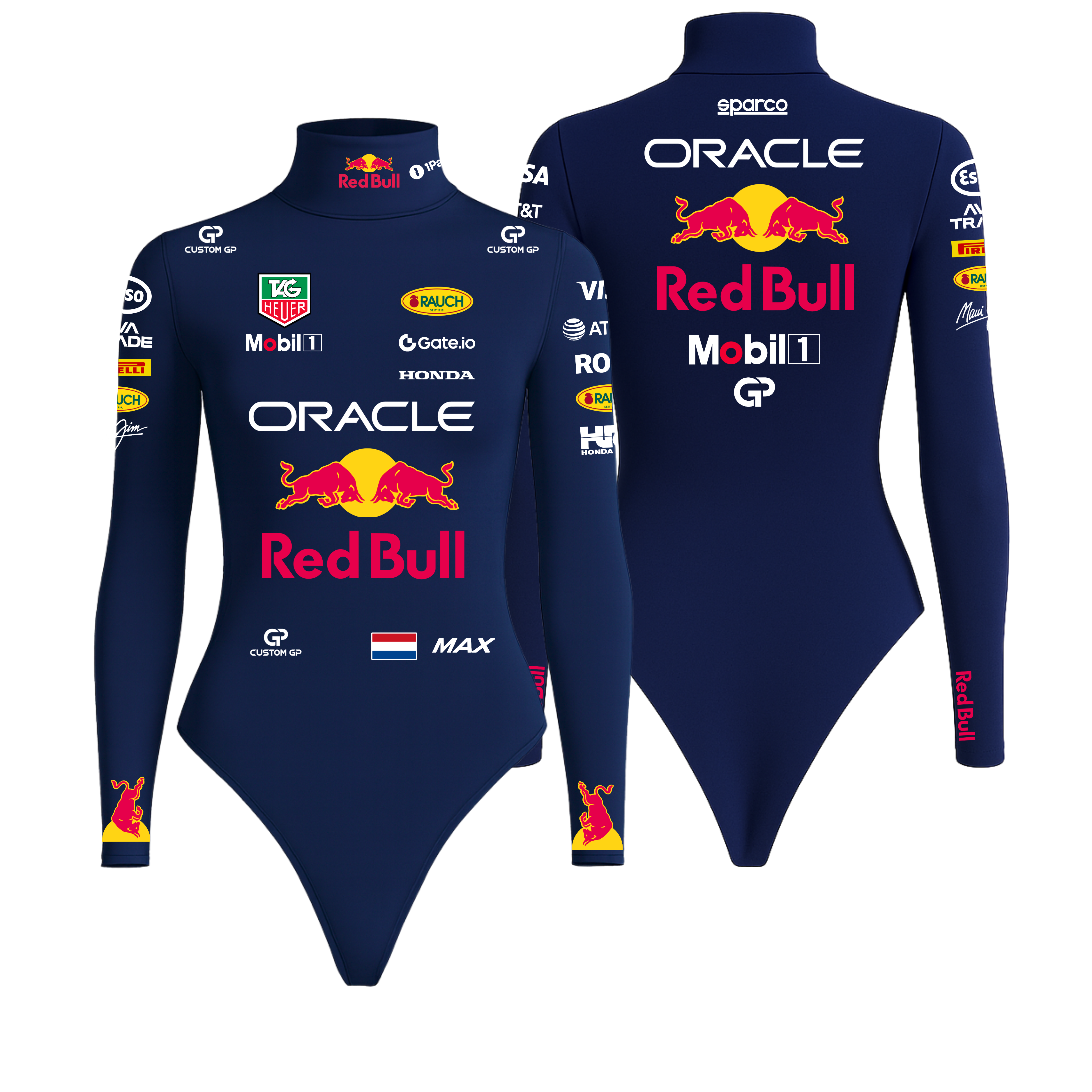 Body Max Verstappen Red Bull - Azul Marinho