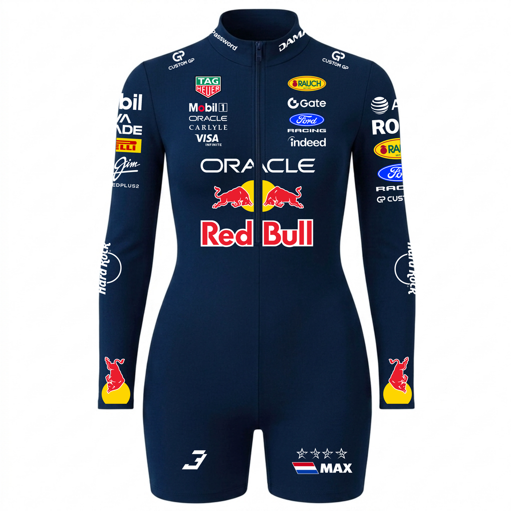Macaquinho Max Verstapppen Red Bull - Azul Marinho