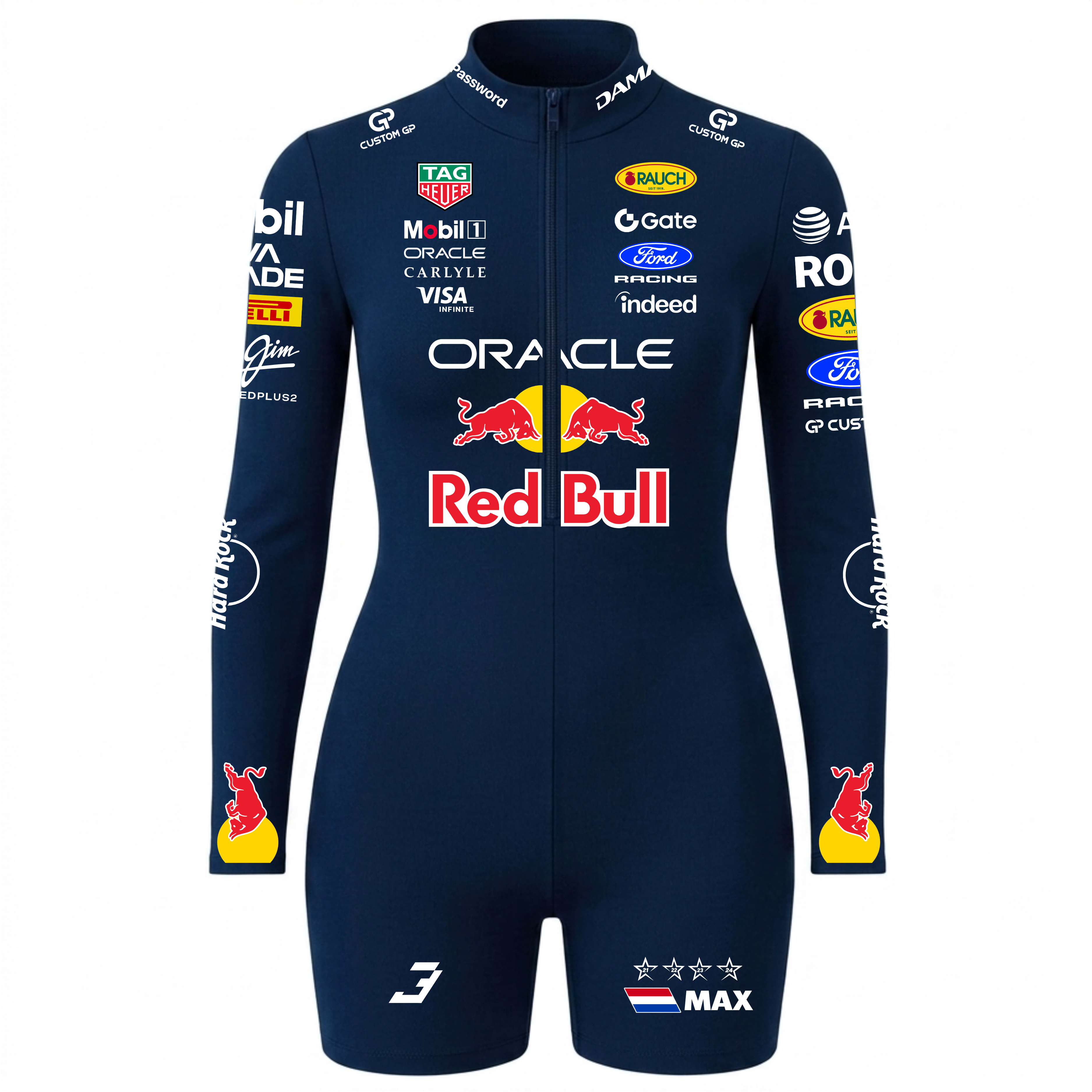Macaquinho Max Verstapppen Red Bull - Azul Marinho