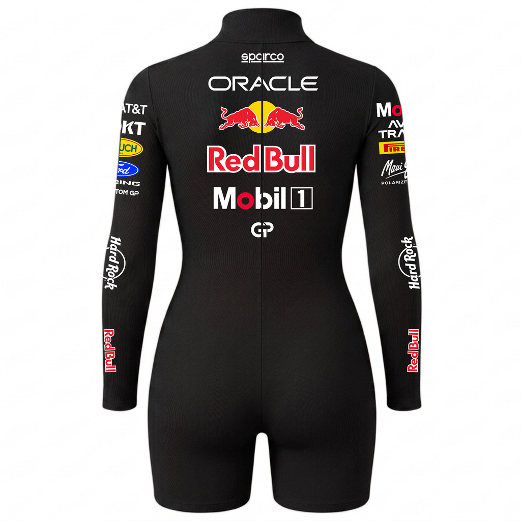 Macaquinho Max Verstapppen Red Bull - Preto