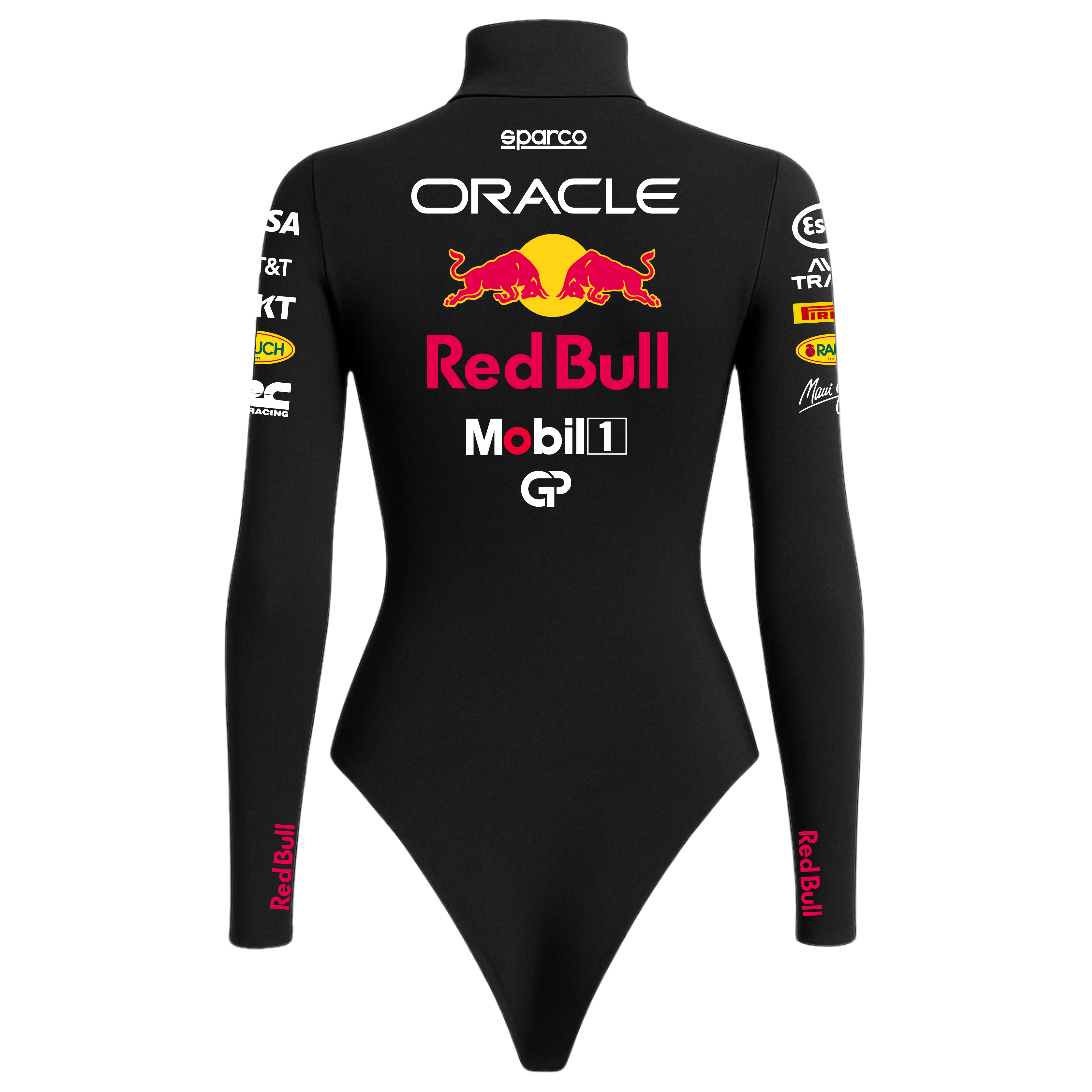 Body Max Verstappen Red Bull - Preto