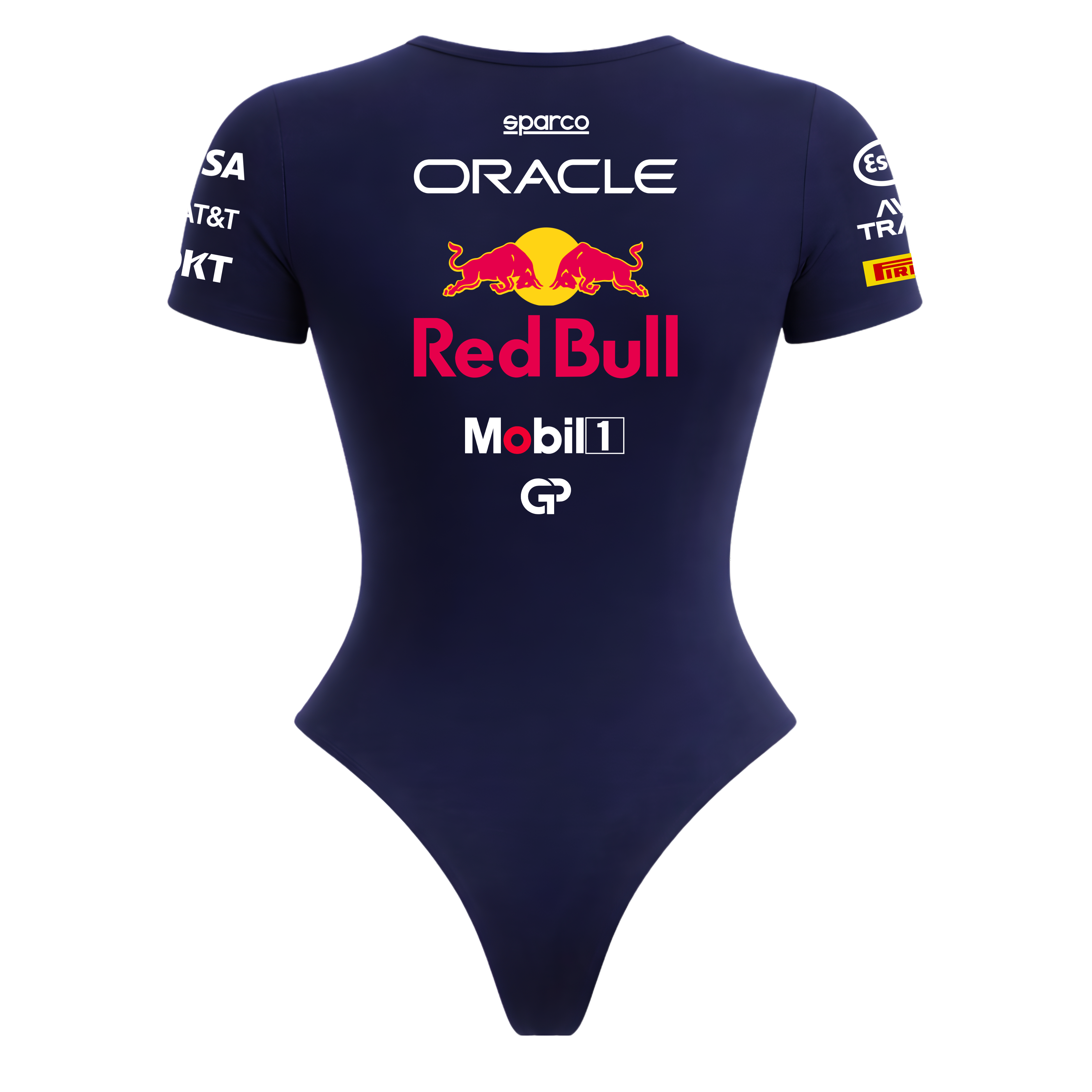 Body Curto Red Bull Azul Marinho