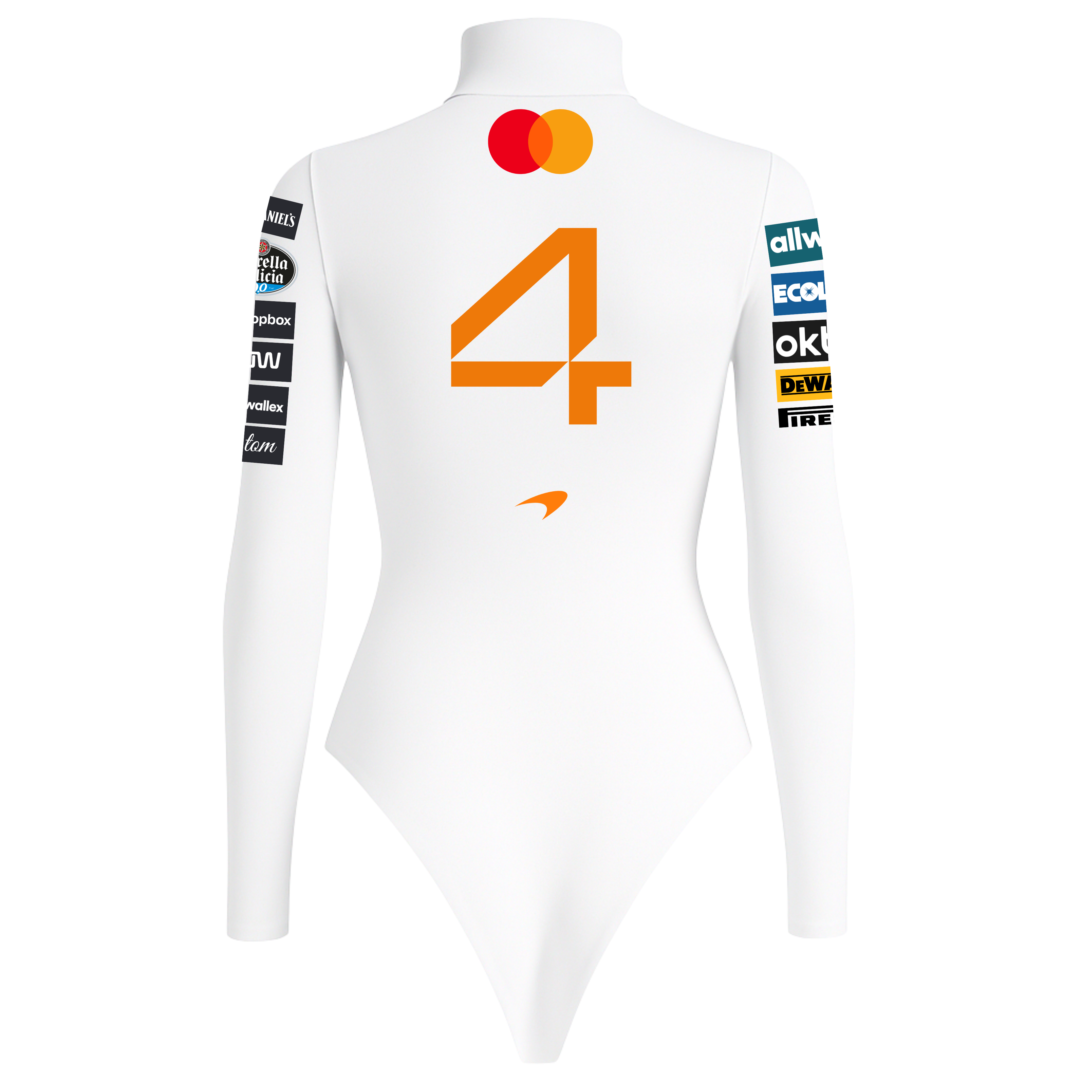 Body Lando Norris Mclaren - Branco