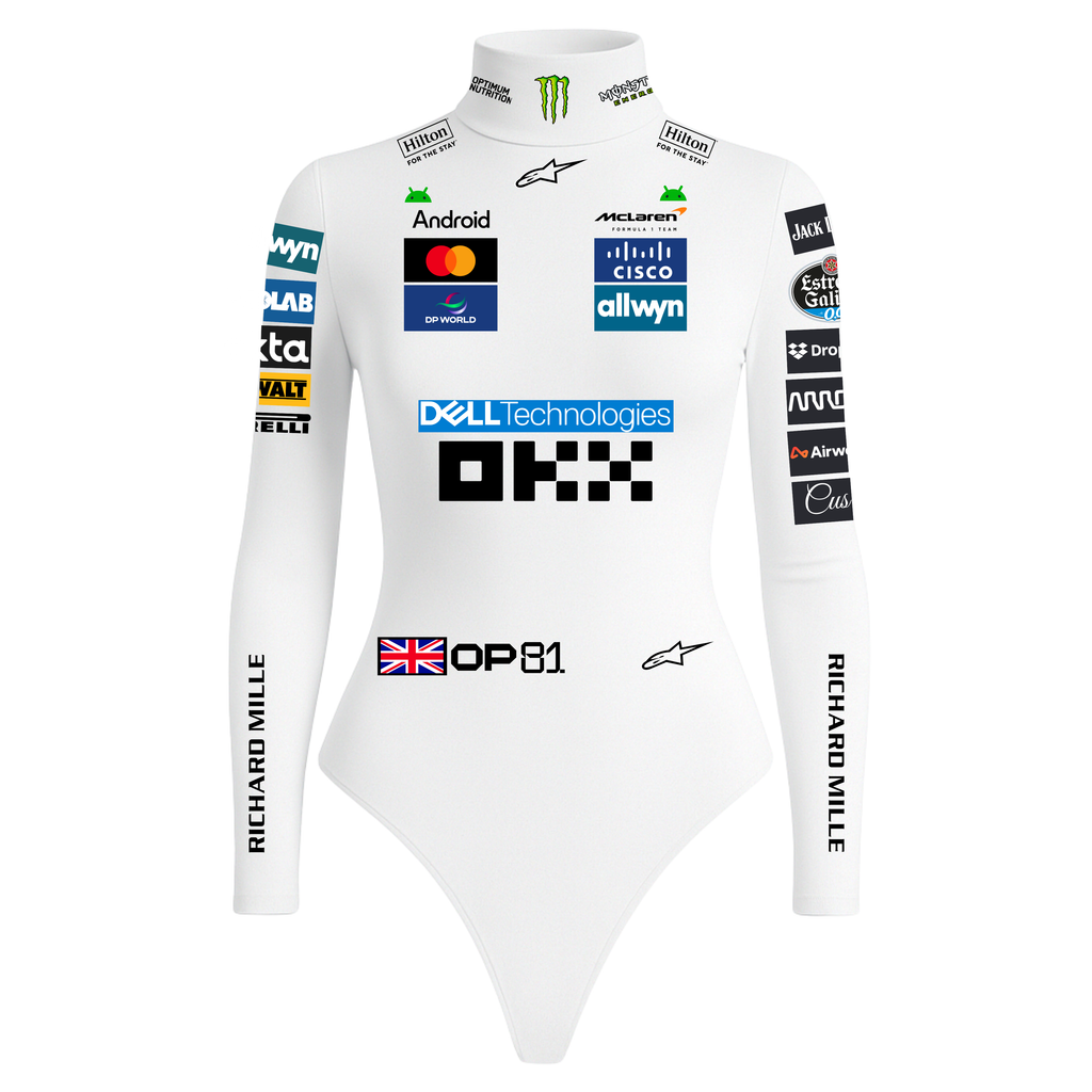 Body Lando Norris Mclaren - Branco