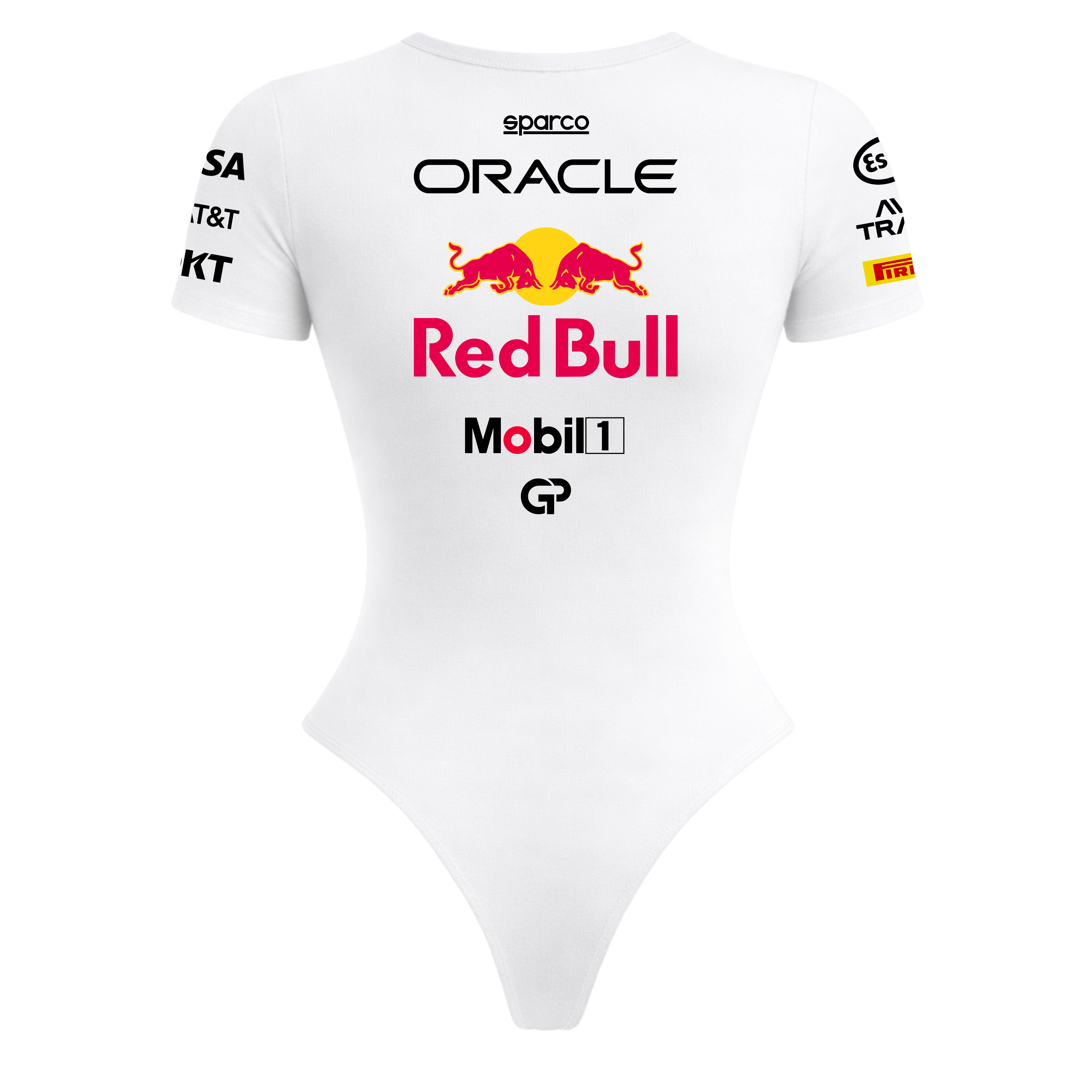 Body Curto Red bull - Branco