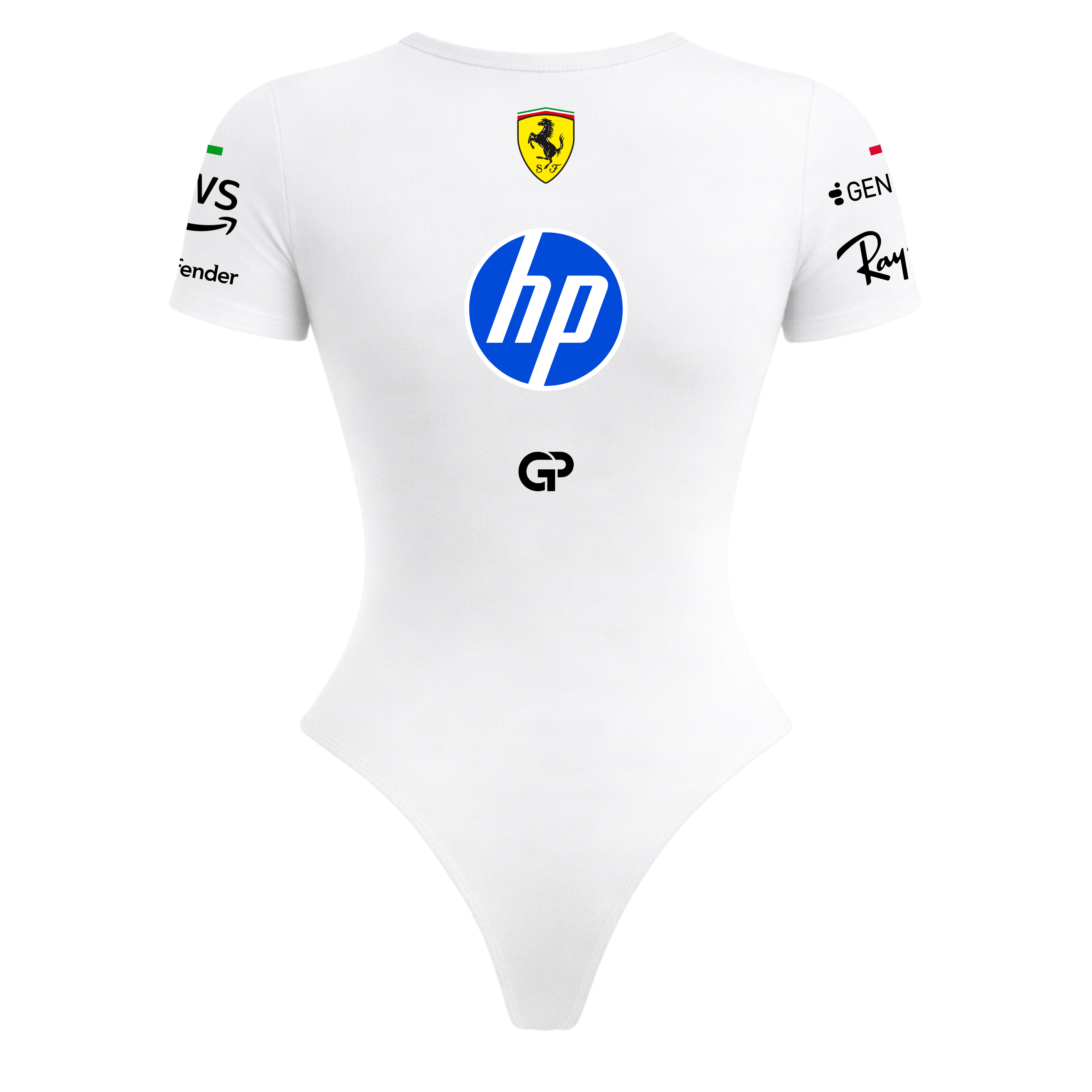 Body Curto Ferrari Branco