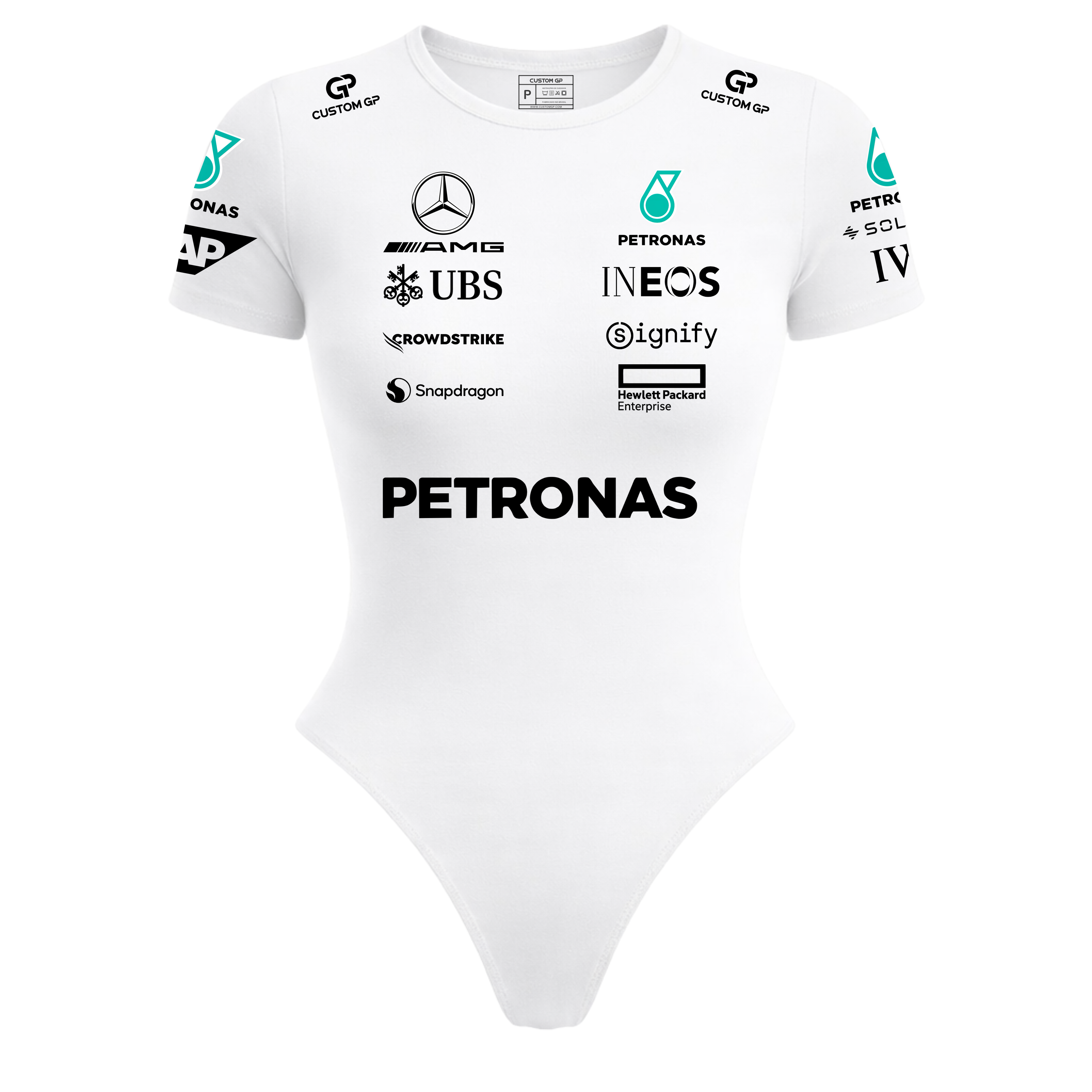 Body Curto Mercedes Branco