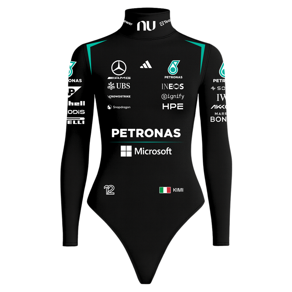 Body Feminino Kimi Antonelli Mercedes - Preto