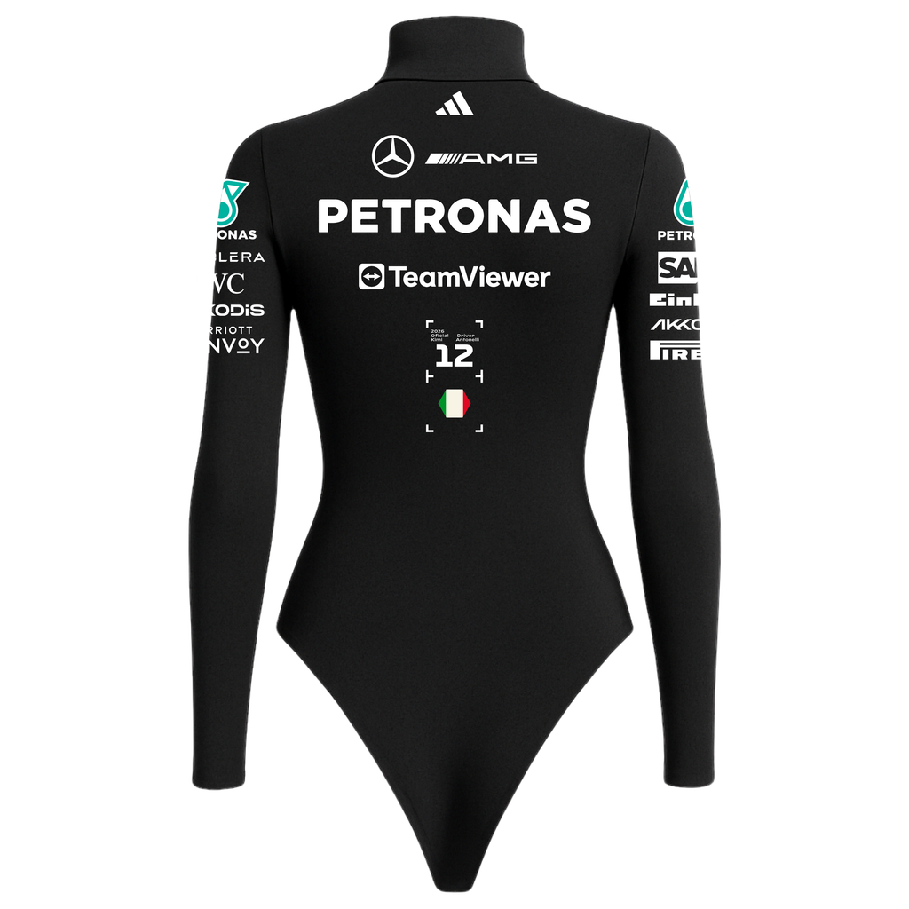 Body Feminino Kimi Antonelli Mercedes - Preto