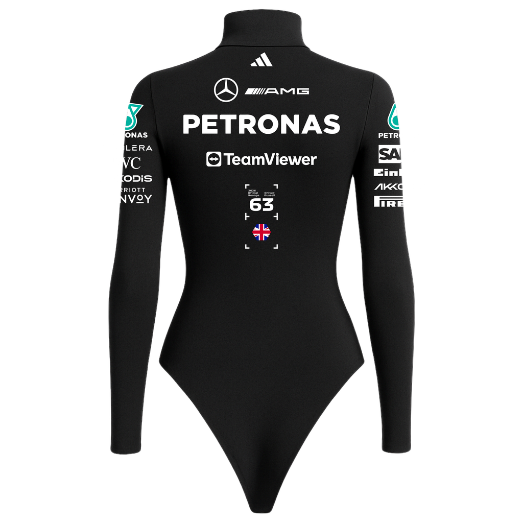 Body Feminino George Russell Mercedes - Preto