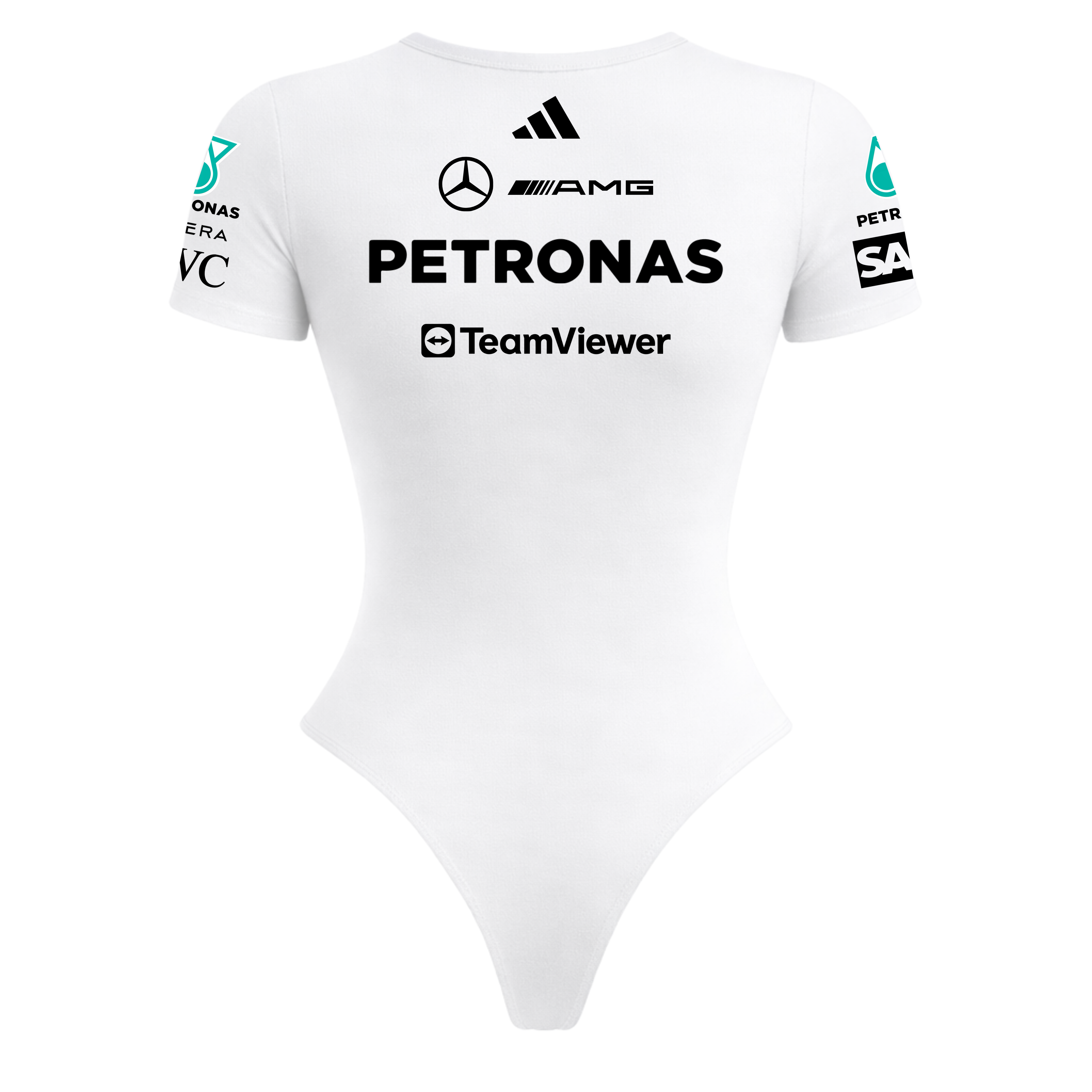 Body Curto Feminino Kimi Antonelli Mercedes - Branco