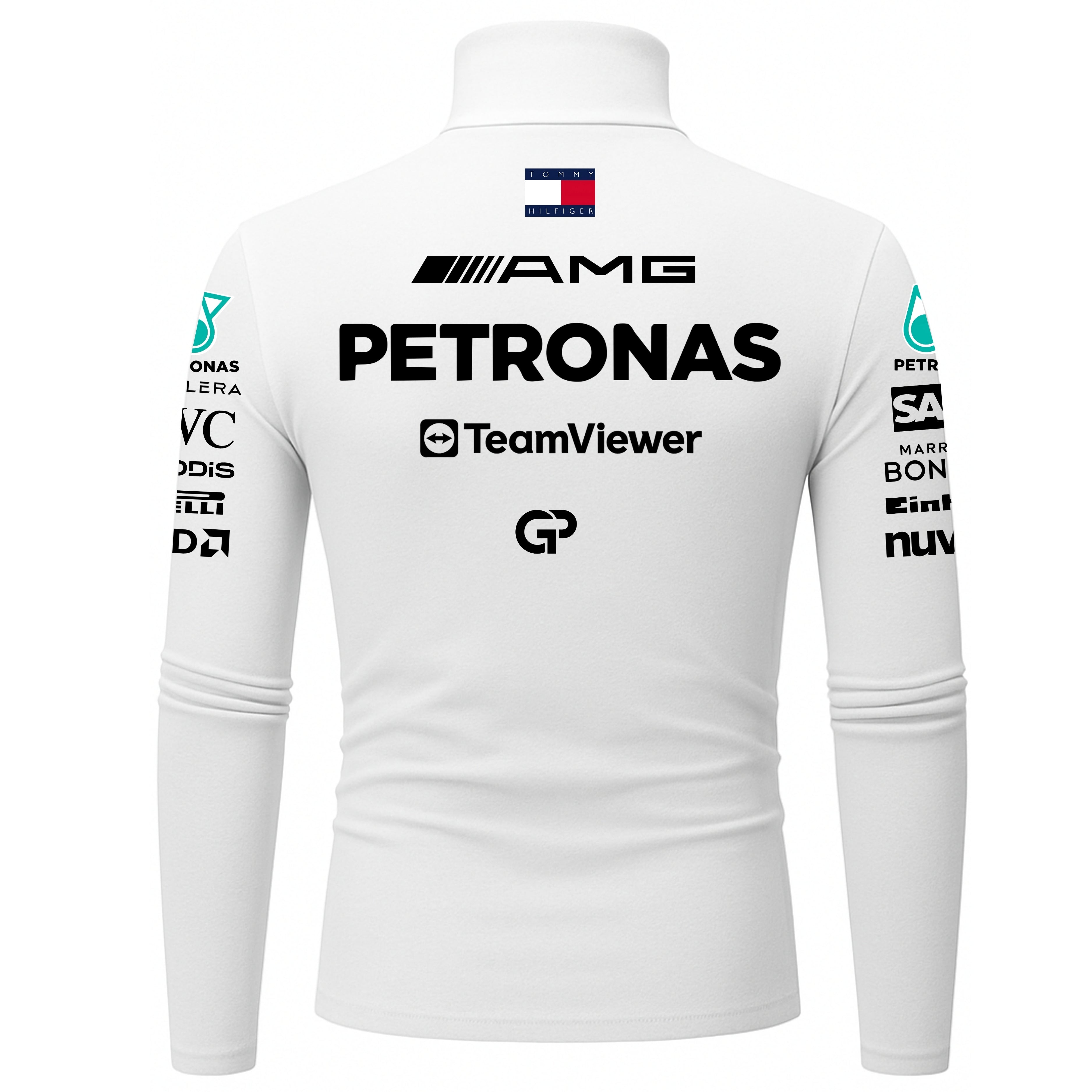 Blusa De Compressão Lewis Hamilton Mercedes - 2025 - Branco