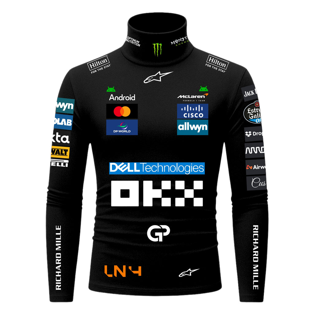Blusa De Compressão Lando Norris Mclaren - 2024 - Preto