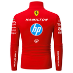 Blusa De Compressão Lewis Hamilton Ferrari - 2025 - Vermelha