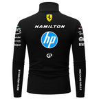 Blusa De Compressão Lewis Hamilton Ferrari - 2025 - Preto