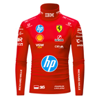 Blusa De Compressão Charles Leclerc Ferrari - 2025 - Vermelha