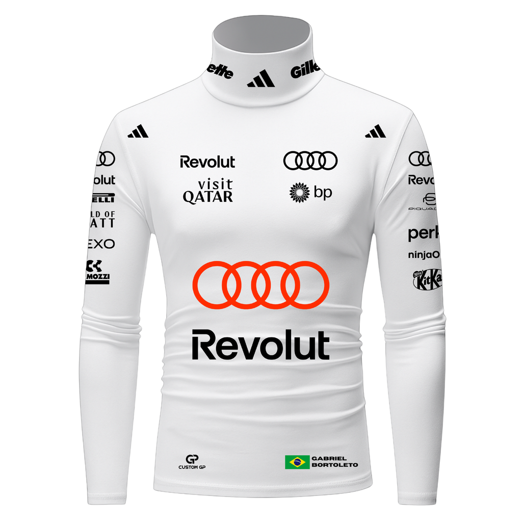 Blusa De Compressão Gabriel Bortoleto Audi - Branco