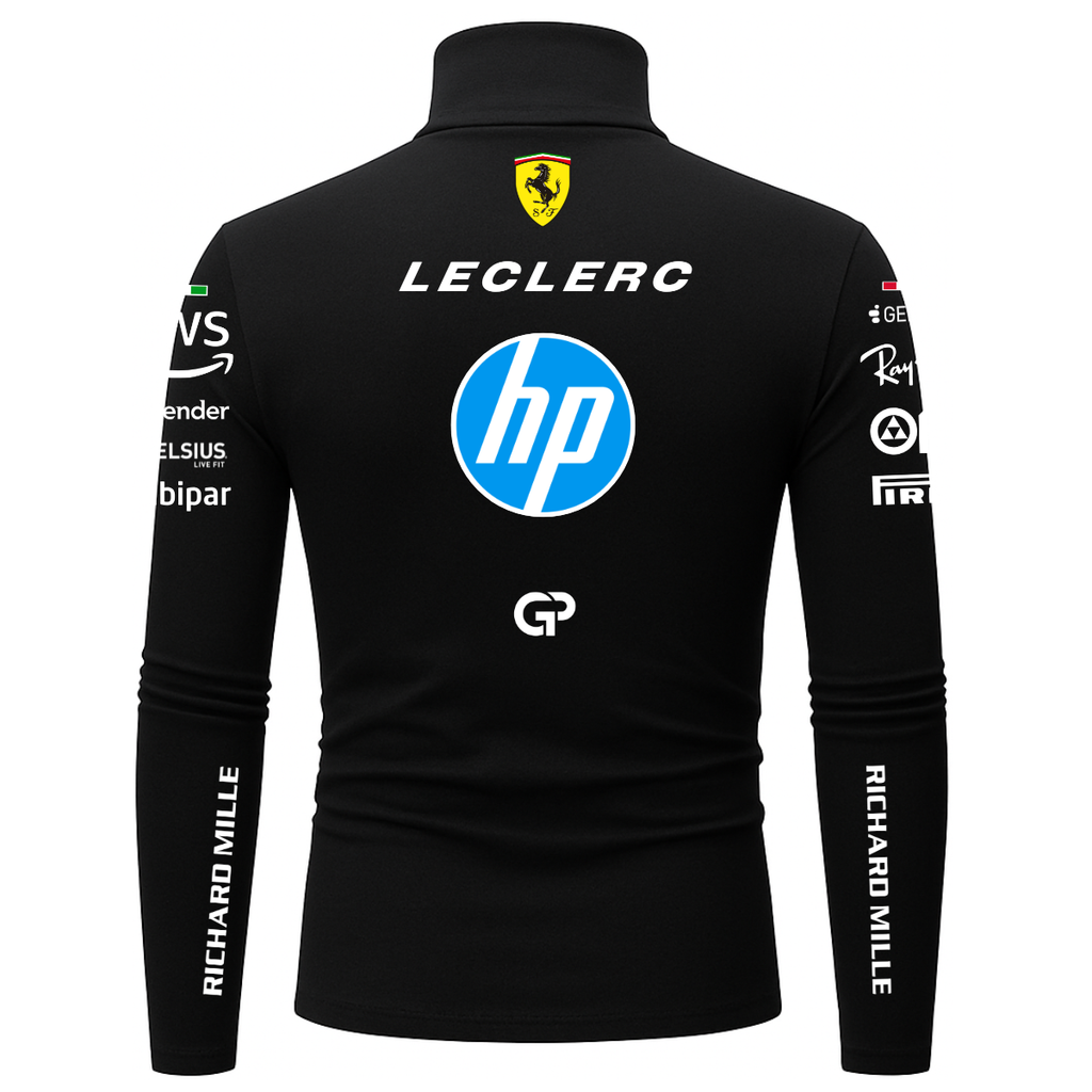 Blusa De Compressão Charles Leclerc Ferrari - 2025 - Preto