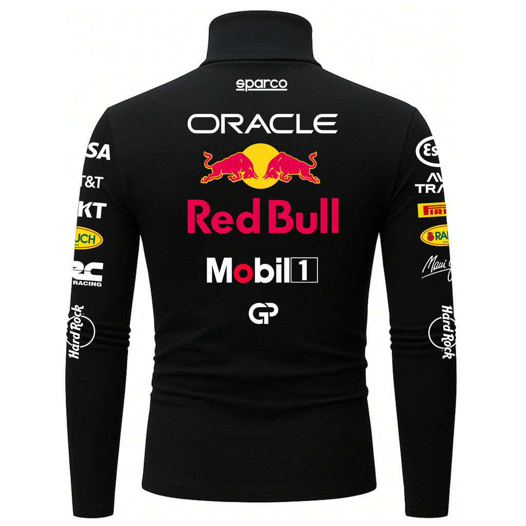 Blusa De Compressão Max Verstappen Red Bull - 2025 - Preto