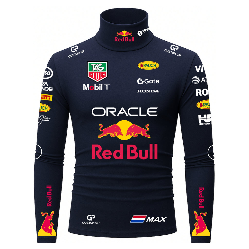 Blusa De Compressão Max Verstappen Red Bull - 2025 - Azul Marinho
