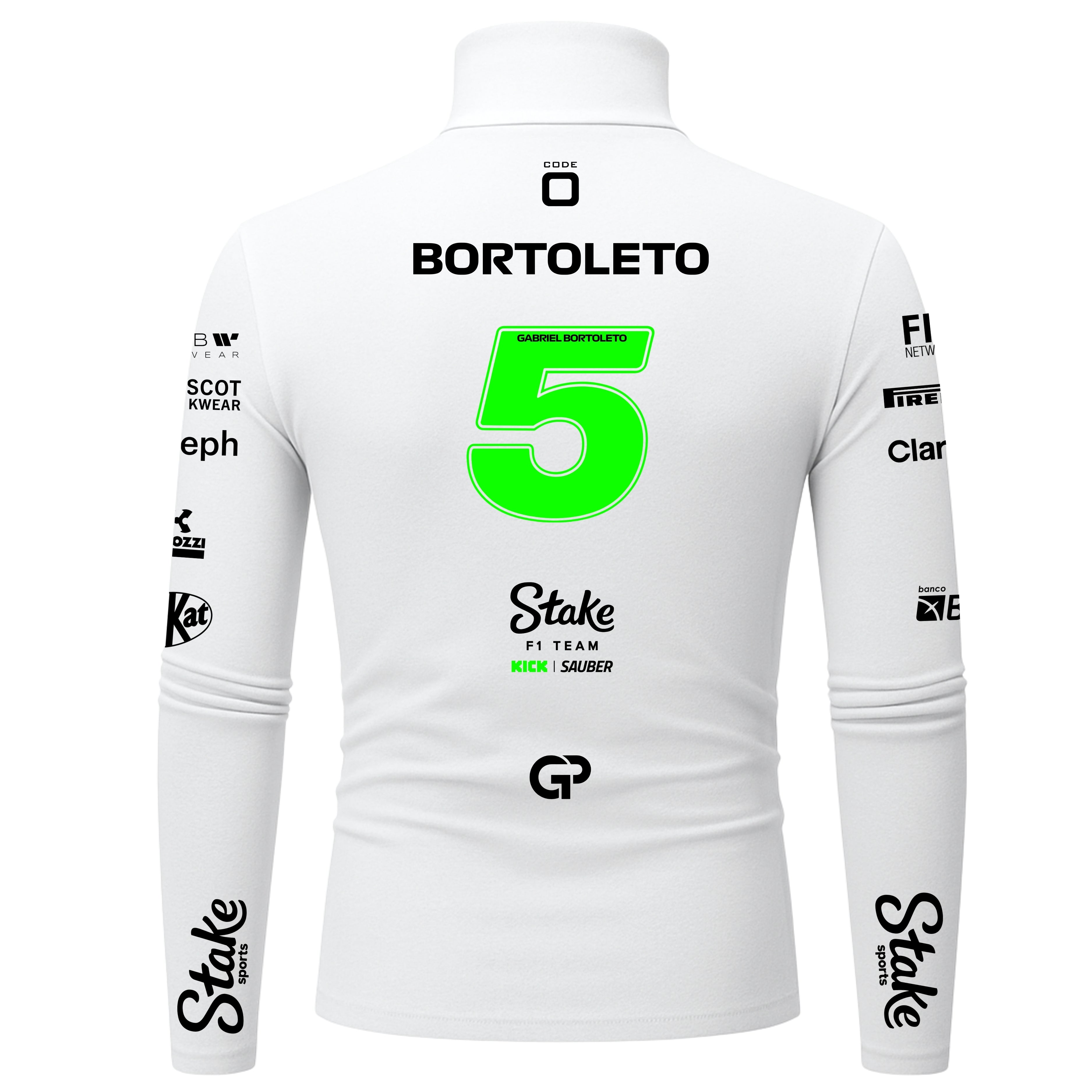 Blusa De Compressão Gabriel Bortoleto Sauber - 2025 - Branco
