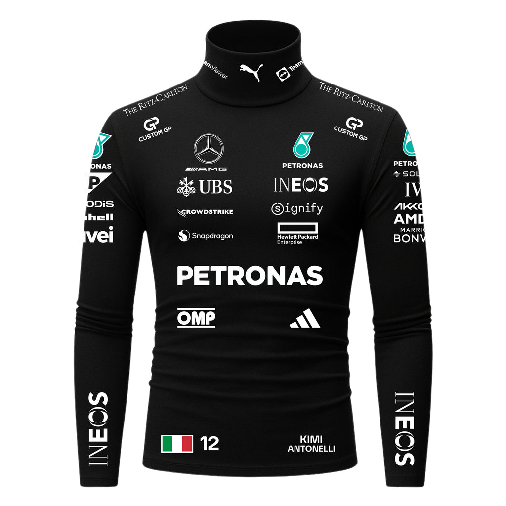Blusa De Compressão Kimi Antonelli Mercedes - 2025 - Preto