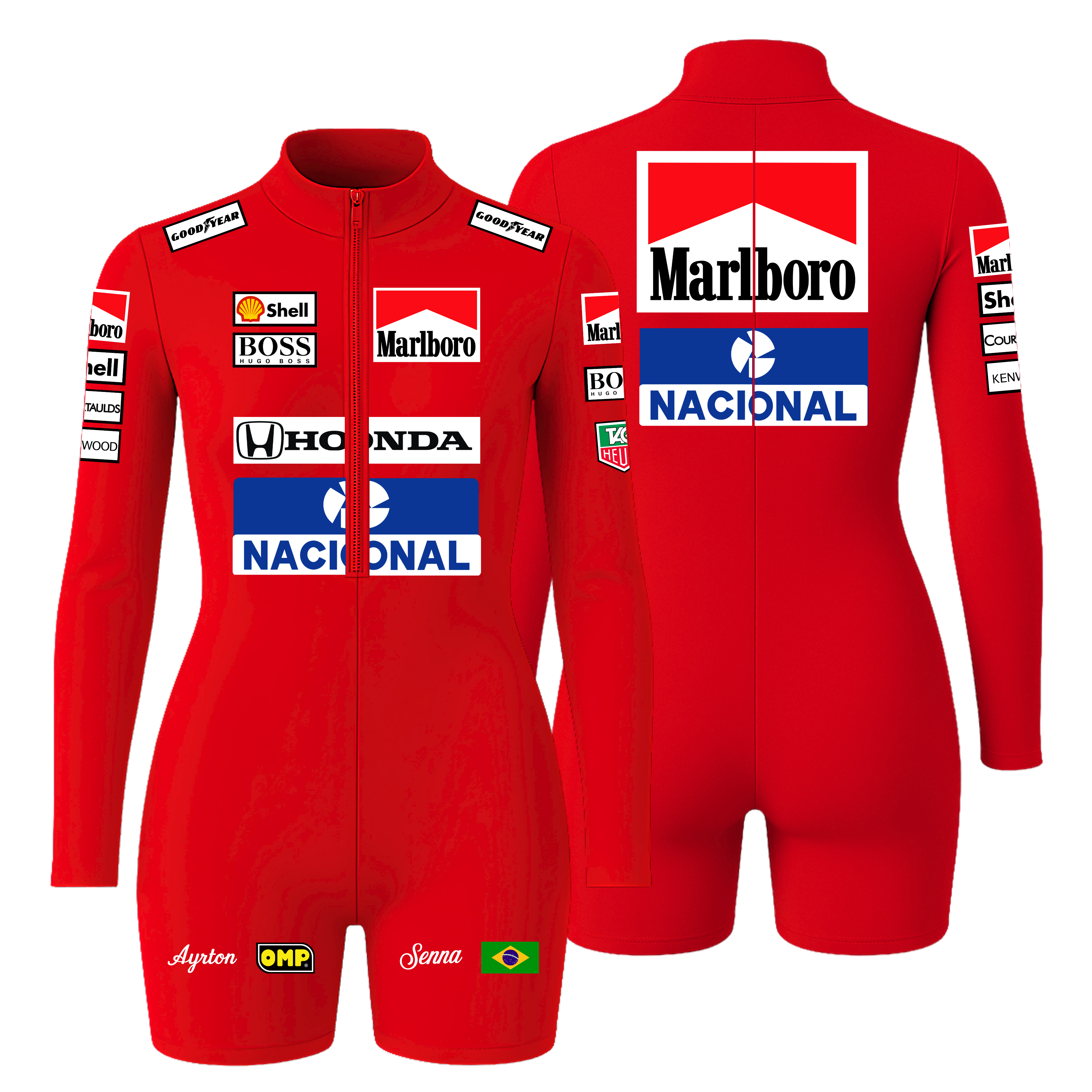 Macaquinho Ayrton Senna - Vermelho