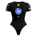 Body Curto Feminino Charles Leclerc Ferrari - Preto