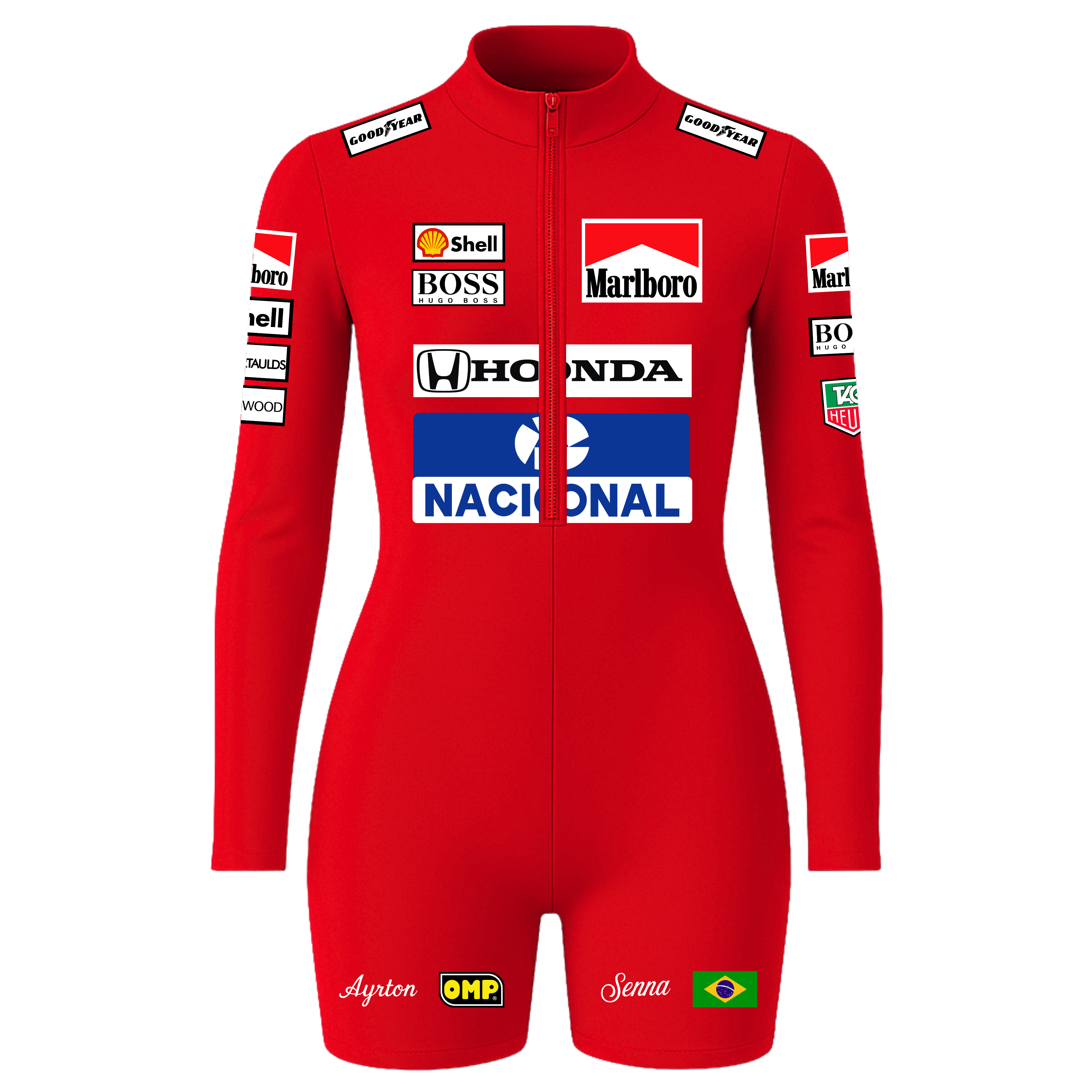 Macaquinho Ayrton Senna - Vermelho