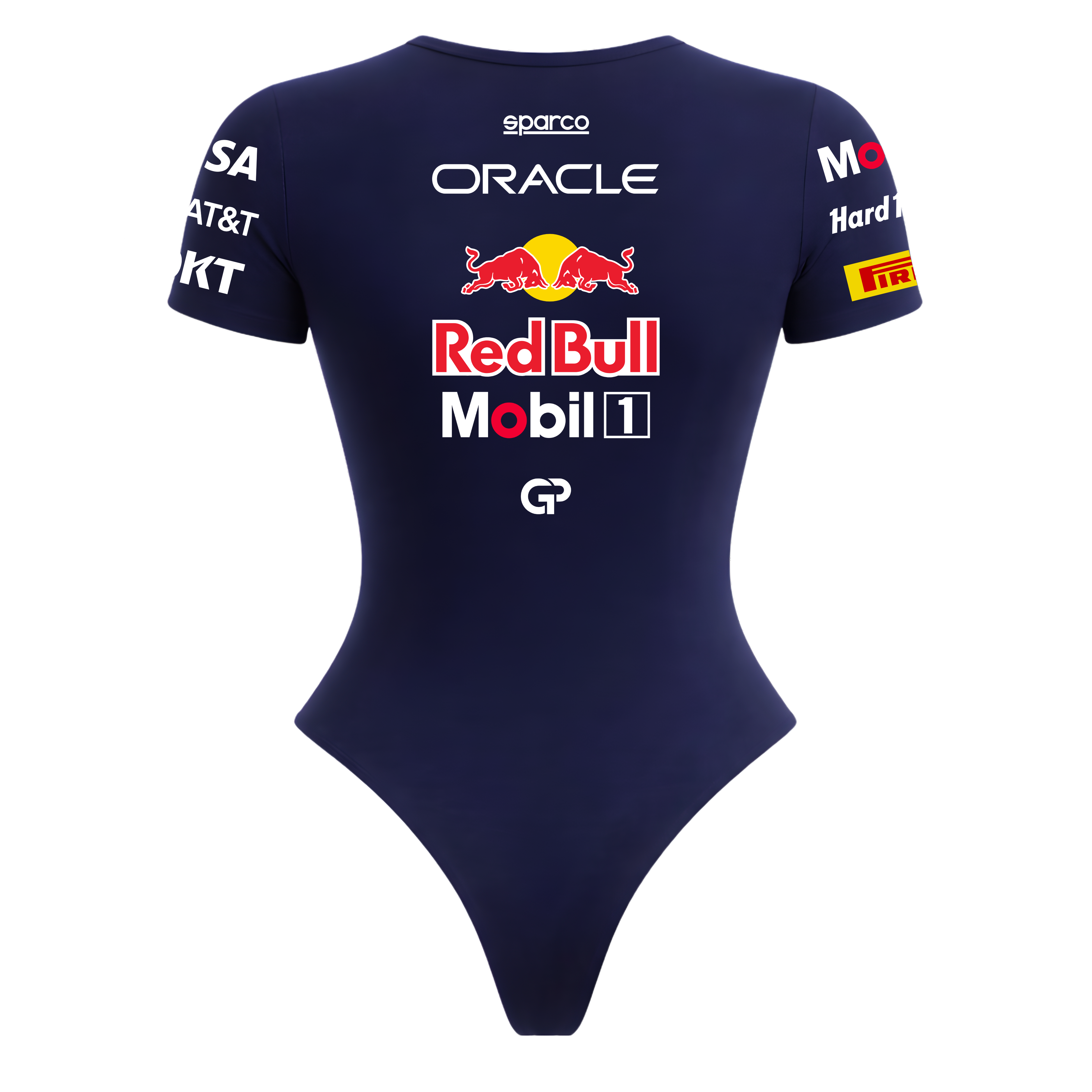 Body Curto Feminino Max Verstappen Red Bull - Azul Marinho
