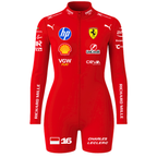 Macaquinho Charles Leclerc Ferrari -  Vermelho