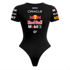 Body Curto Feminino Max Verstappen Red Bull - Preto