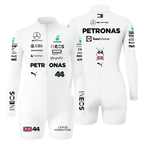 Macaquinho Lewis Hamilton Mercedes - Branco