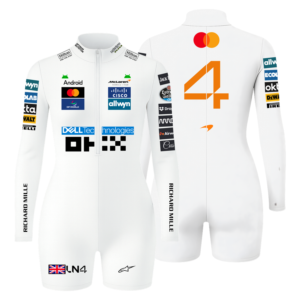 Macaquinho Lando Norris McLaren - Branco