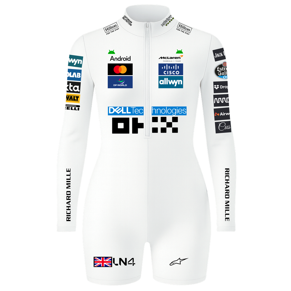 Macaquinho Lando Norris McLaren - Branco