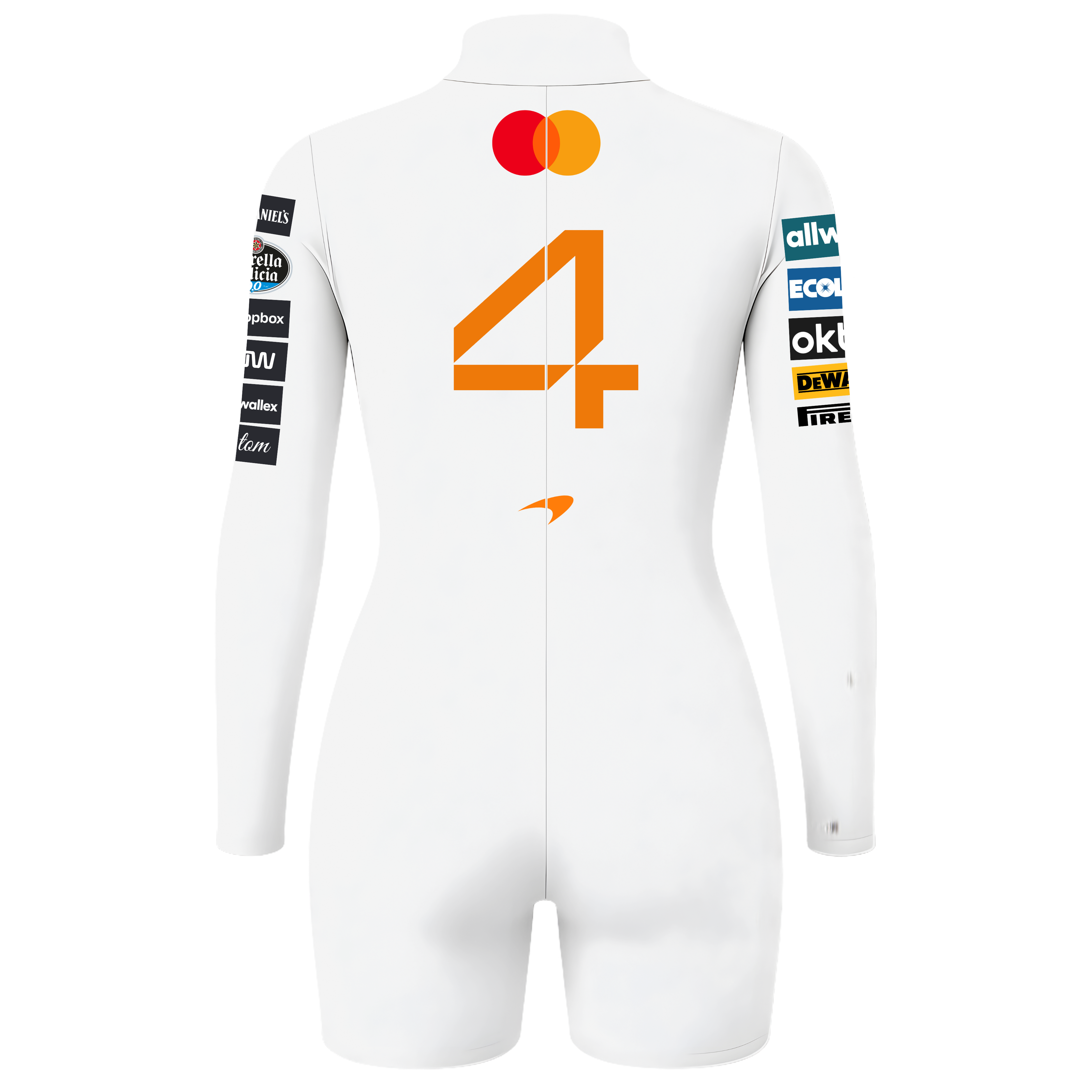 Macaquinho Lando Norris McLaren - Branco