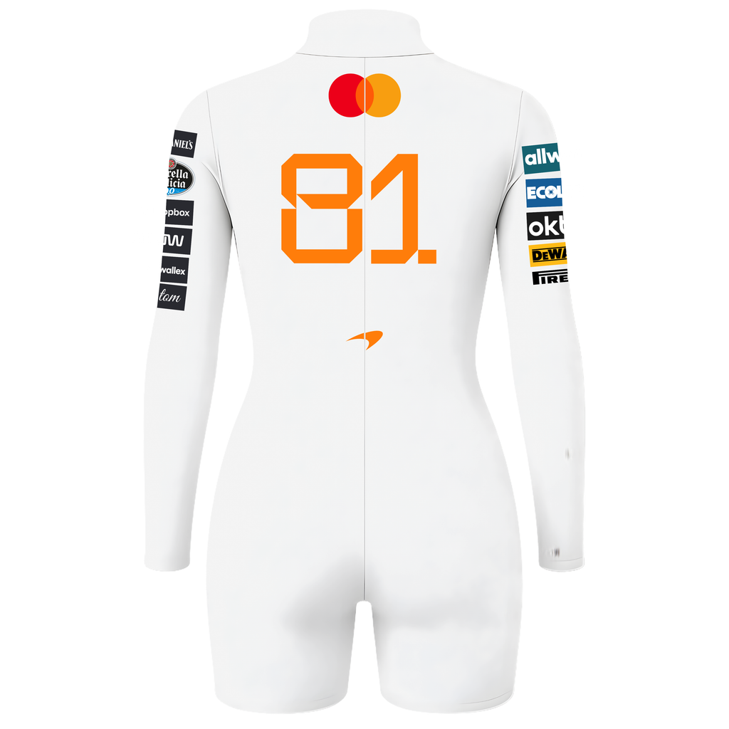 Macaquinho Oscar Piastri McLaren - Branco