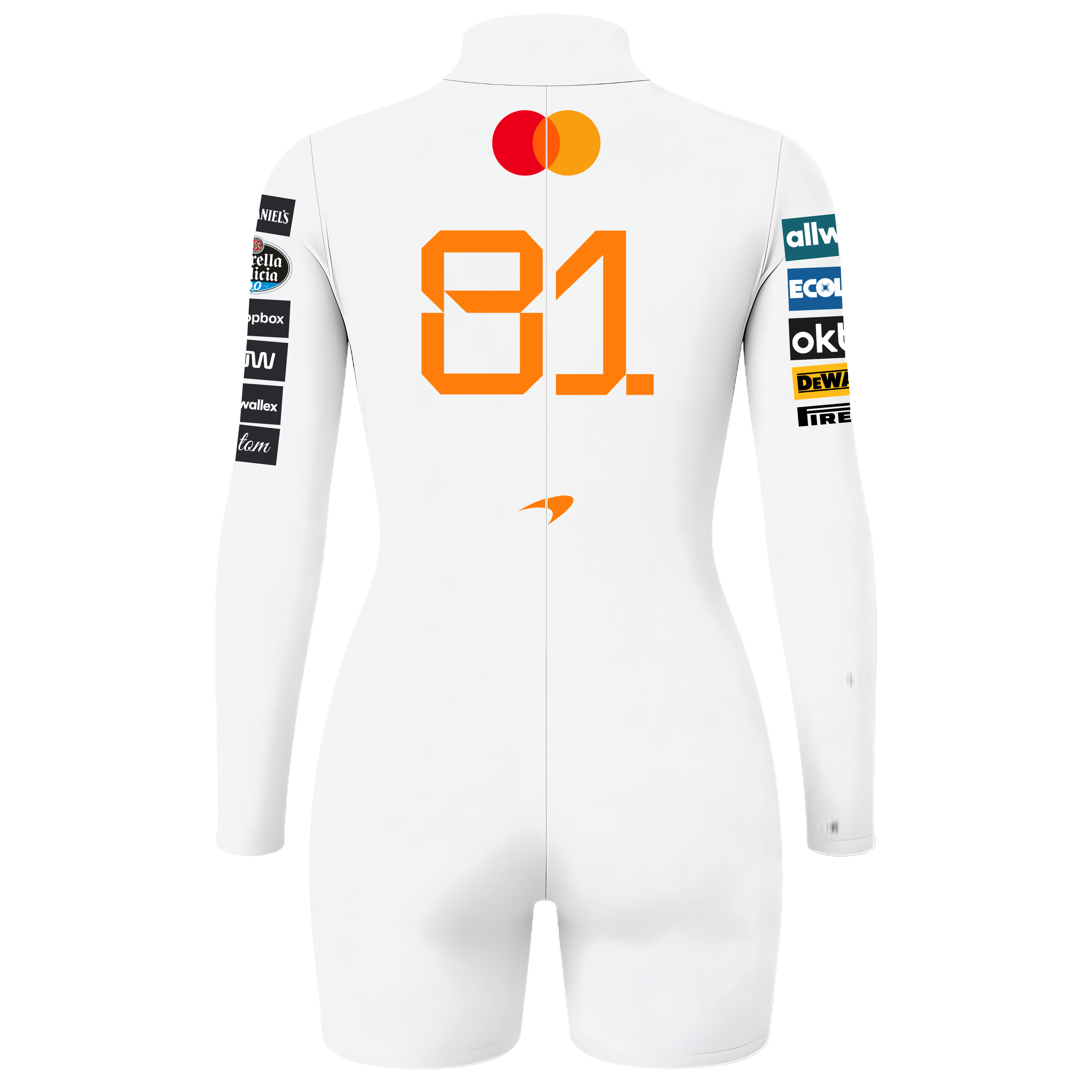 Macaquinho Oscar Piastri McLaren - Branco