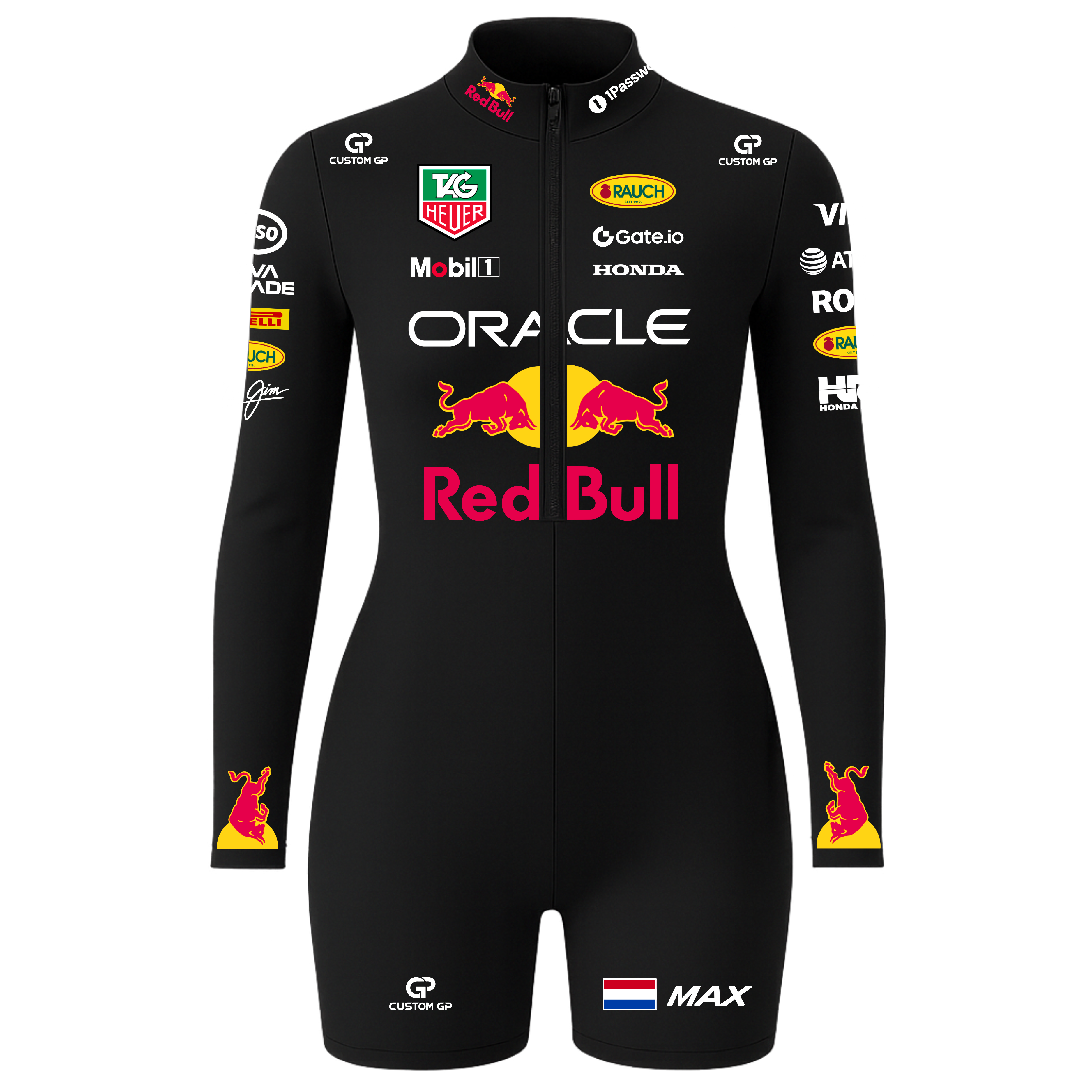 Macaquinho Max Verstappen  Redbull - Preto