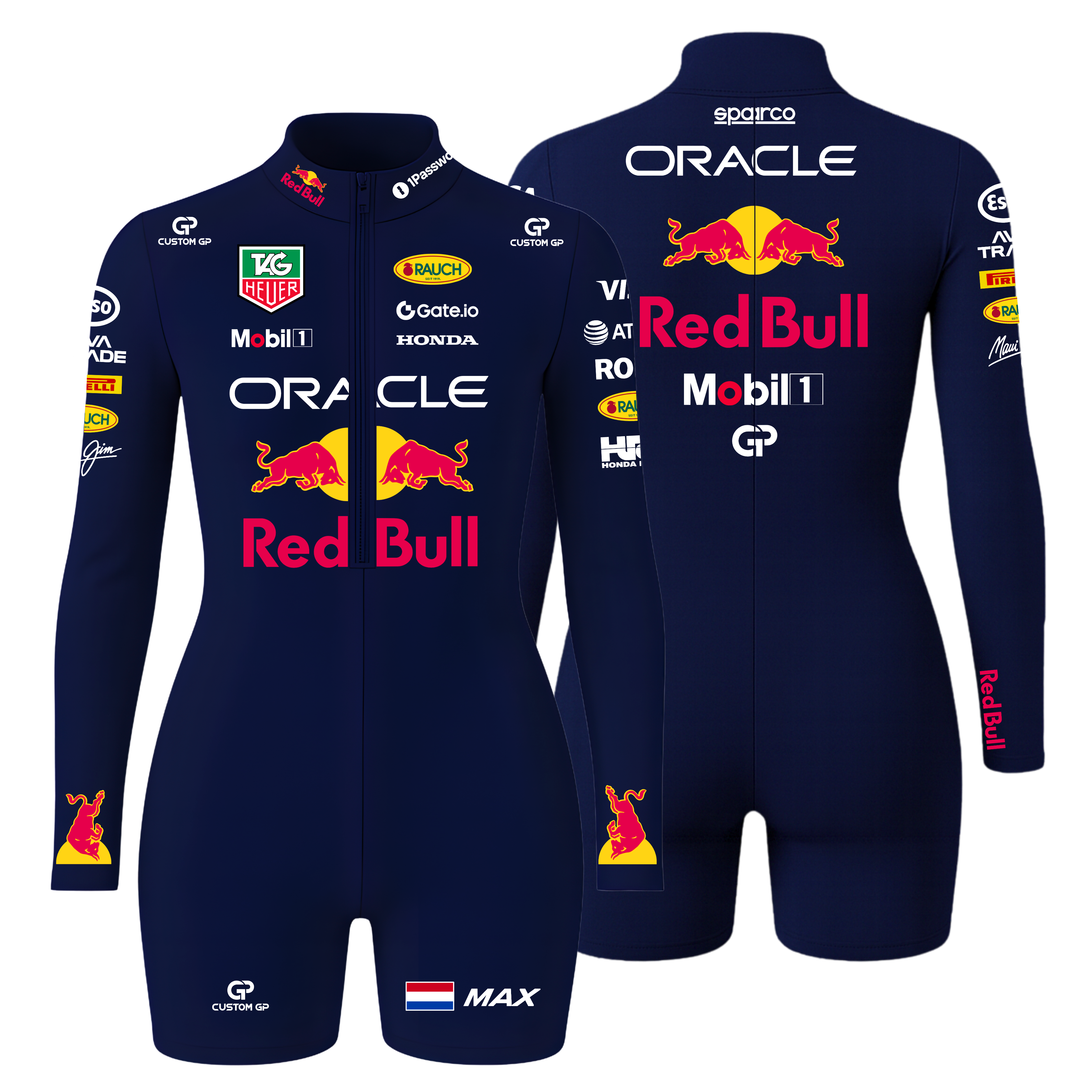 Macaquinho Max Verstappen Redbull  - Azul Marinho
