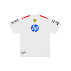 Camiseta De Algodão Lewis Hamilton Ferrari - Branca