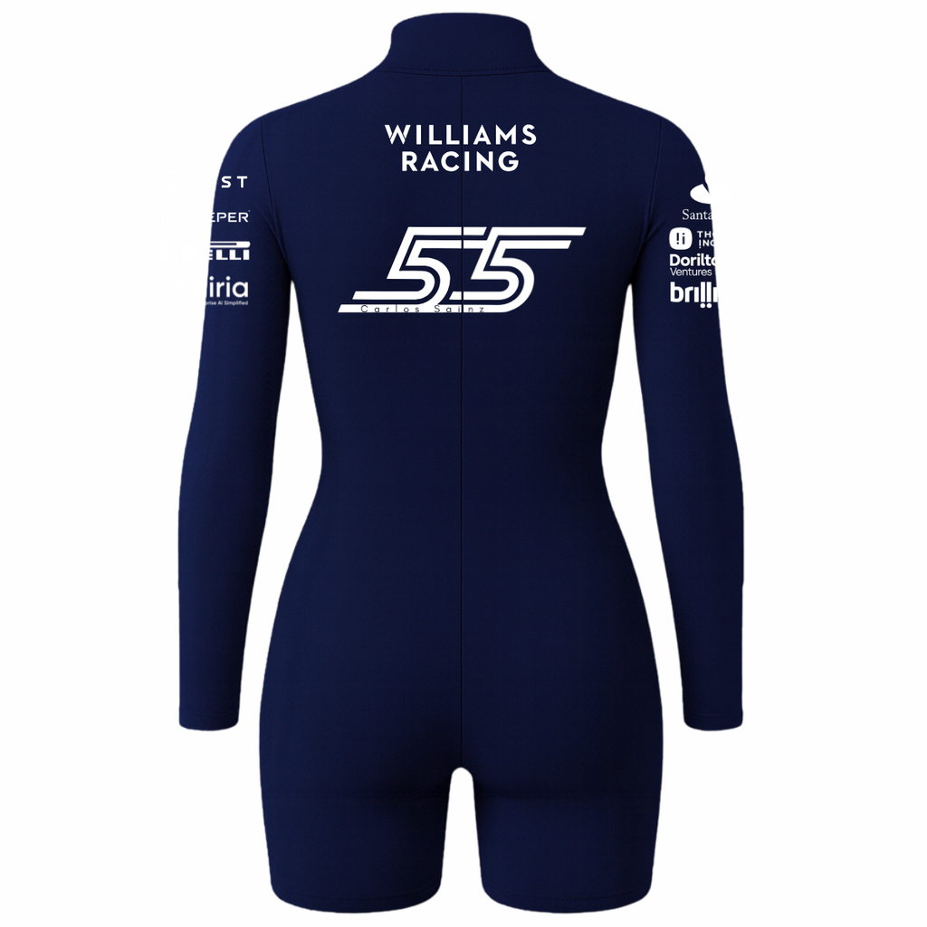 Macaquinho Carlos Sainz Willians - Azul Marinho