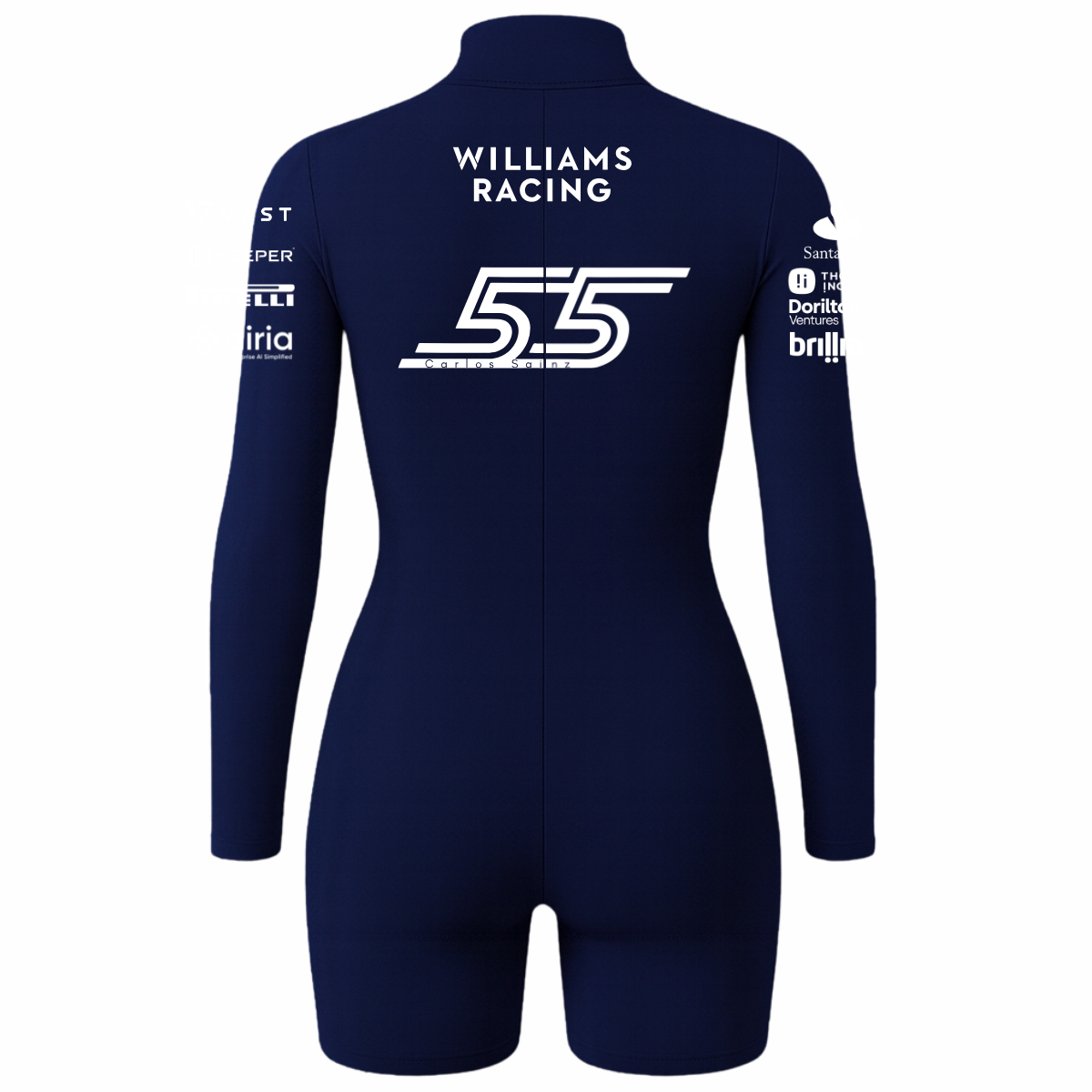 Macaquinho Carlos Sainz Willians - Azul Marinho