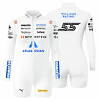 Macaquinho Carlos Sainz Willians - Branco